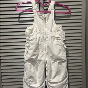 White Snowsuit Overalls